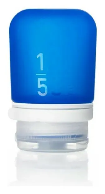 Силіконова пляшечка Humangear GoToob+ Small (Uni Blue)