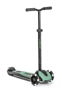 Самокат Scoot and Ride серії Highwaykick-5 з колесами що світяться сіро-зелений, 5+ до 80кг, укр, укр