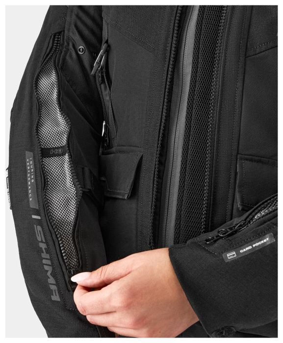 Мотокуртка Shima TRACKER LADY JKT BLK