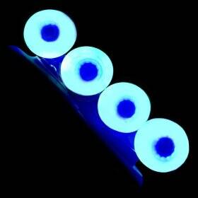 Колесо для роликов светящиеся Flying Eagle Lazerwheelz-Sparkle синие 80 мм