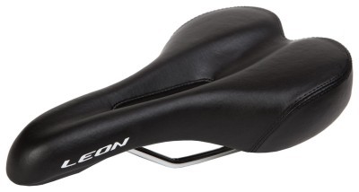 Сідло з отвором &quot;270*146 K.San YBT-6556 з logo LEON (черный)