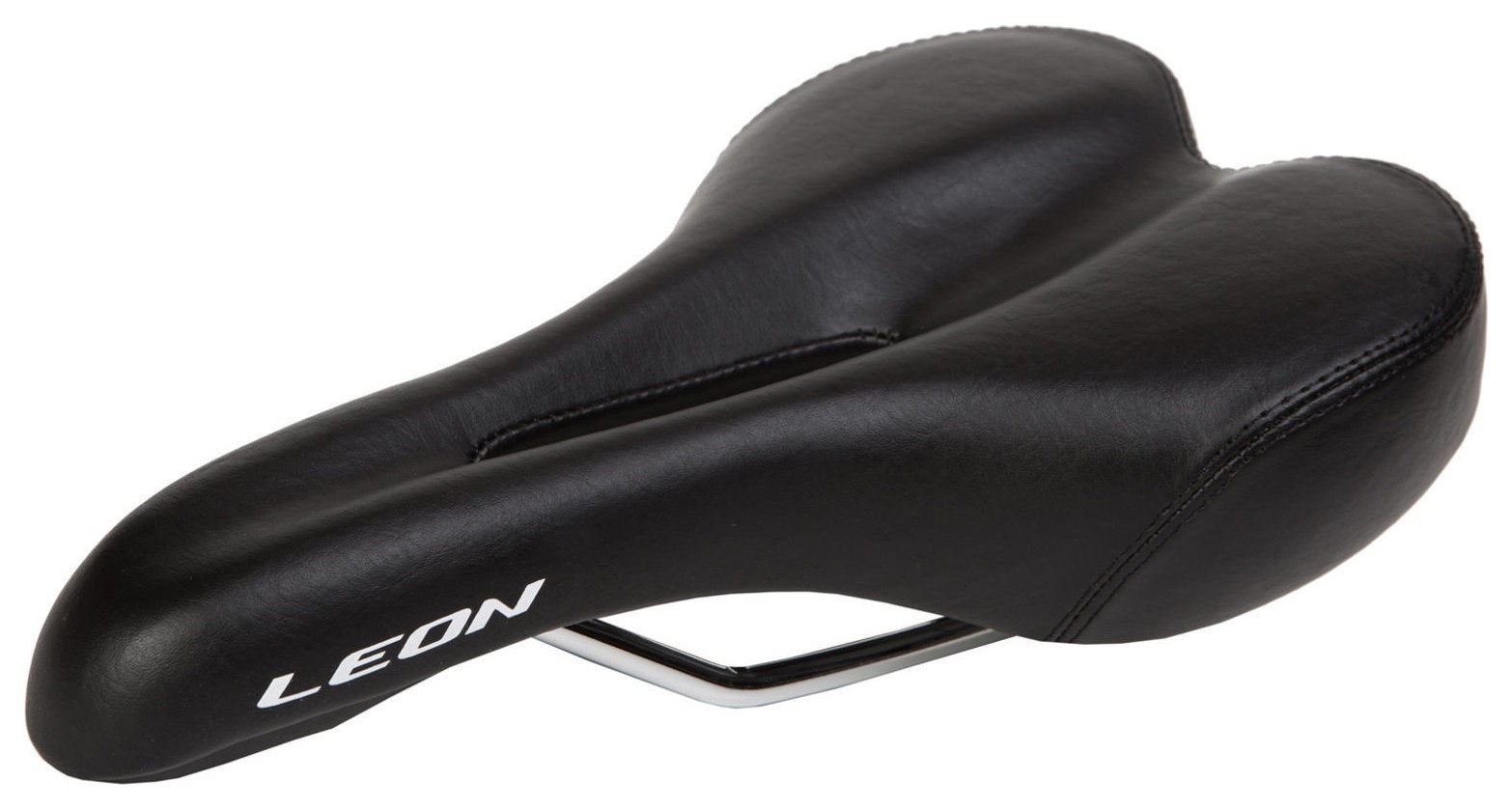 Сідло з отвором "270*146 K.San YBT-6556 з logo LEON (черный)