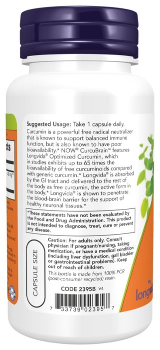 CurcuBrain™ 400mg - 50 vcaps