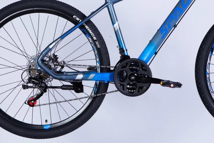 Велосипед AL 27.5" SPACE MERCURY DD FR рама-17" сіро-синій 2026