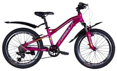 Велосипед уцененный AL 20" Formula BLACKWOOD Vbr FR рама-11" малиновый 2026