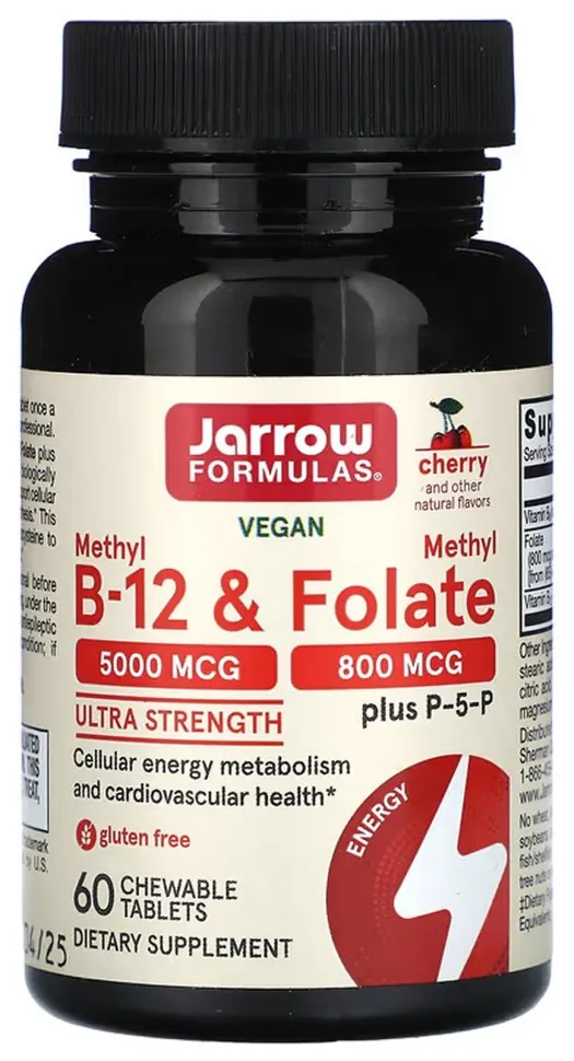 Methyl B-12 & Methyl Folate - 60 tabs (DSN_2023-10-6201)