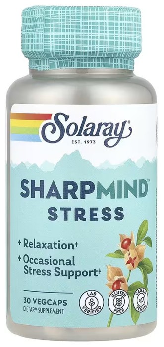 SharpMind Nootropics Stress - 30 vcaps