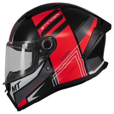 Мотошолом MT STINGER 2 Tron B15 Gloss Red