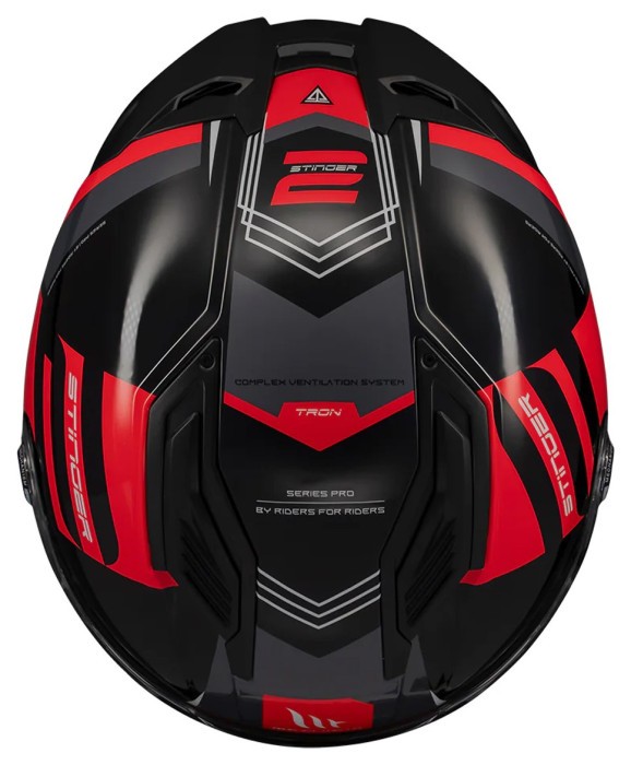Мотошолом MT STINGER 2 Tron B15 Gloss Red