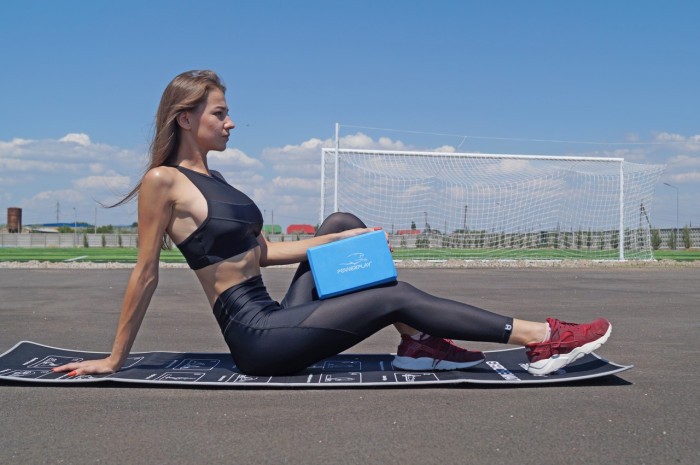 Блок для йоги PowerPlay 4006 Yoga Brick Синий