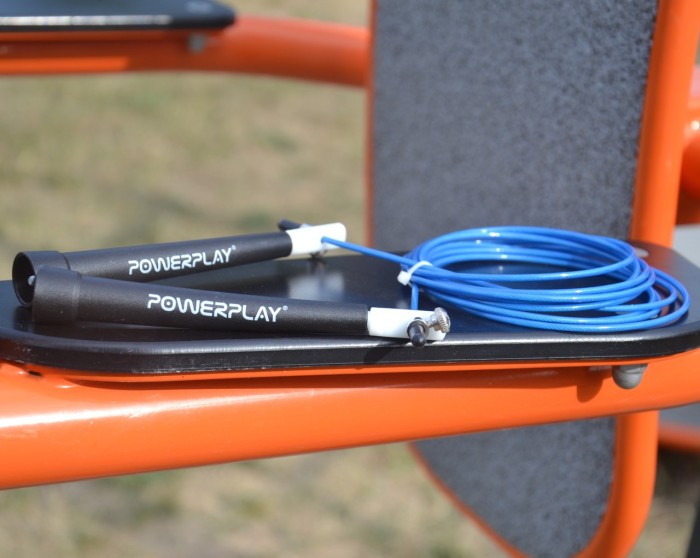 Скакалка швидкісна PowerPlay 4202 Ultra Speed Rope Синя (2,9m.)