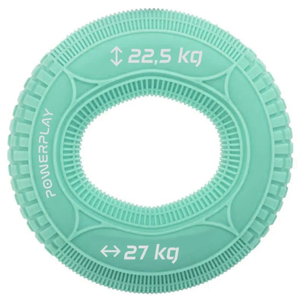 Еспандер кистьовий силіконовий PowerPlay PP-4330 Hand Grip Loops Medium 22.5-27 кг. М'ятній (PP_PP_4330_Mint_(22.5-27kg))