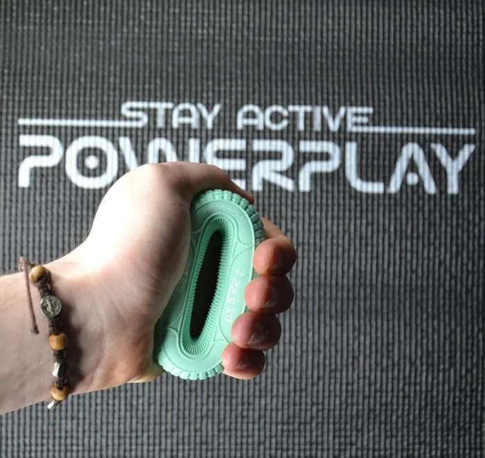 Эспандер кистевой силиконовый PowerPlay PP-4330 Hand Grip Loops Medium 22.5-27 кг. Мятный