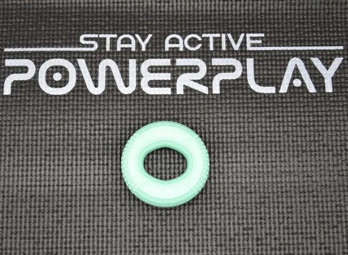 Эспандер кистевой силиконовый PowerPlay PP-4330 Hand Grip Loops Medium 22.5-27 кг. Мятный