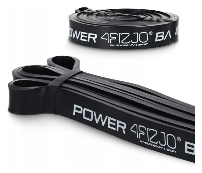 Еспандер-петля 4FIZJO Power Band 22 мм 12-17 кг резина для фітнесу і спорту Black (P-5907222931066)