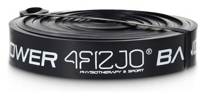 Еспандер-петля 4FIZJO Power Band 22 мм 12-17 кг резина для фітнесу і спорту Black (P-5907222931066)
