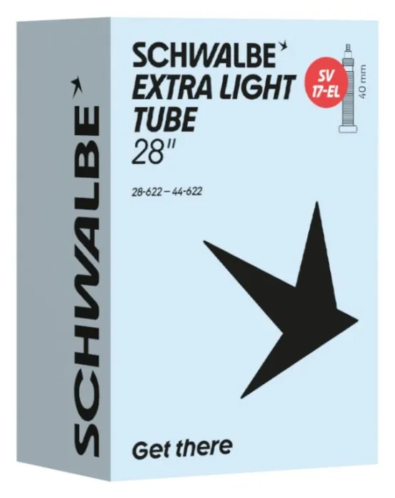 Камера 28" (28/44-622) Schwalbe SV17-EL EXTRA LIGHT 40мм