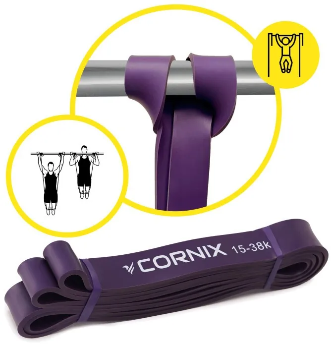 Еспандер-петля Cornix Power Band 32 мм 15-38 кг (резина для фітнесу та спорту) XR-0060