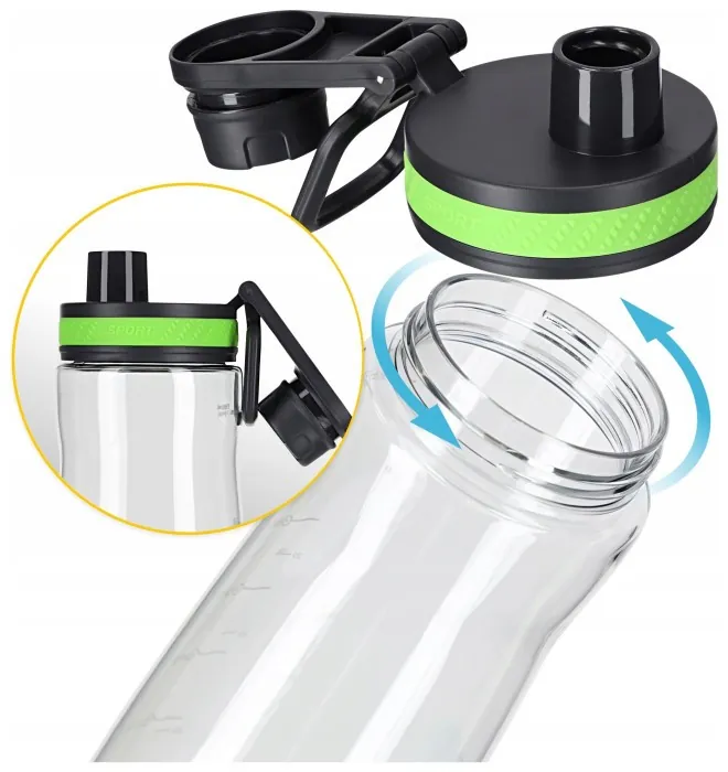 Бутылка для воды спортивная 4FIZJO 850 мл Green (P-5905973403801)