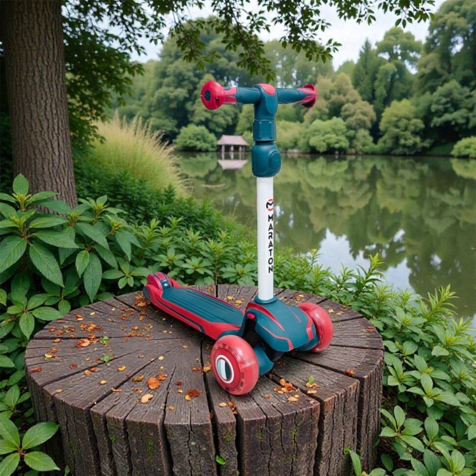 Самокат Maraton Global red-green (1 шт)