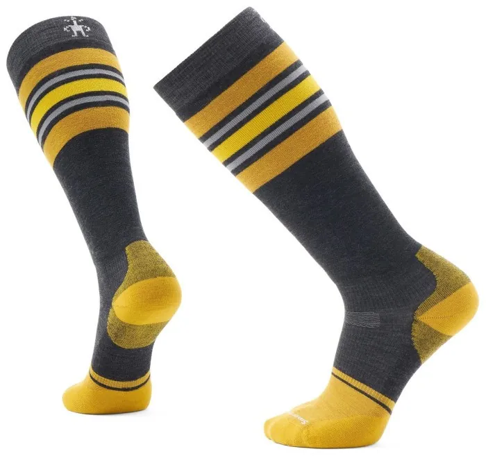 Шкарпетки чоловічі Smartwool Snowboard Targeted Cushion Stripe Extra Stretch OTC, Charcoal, M