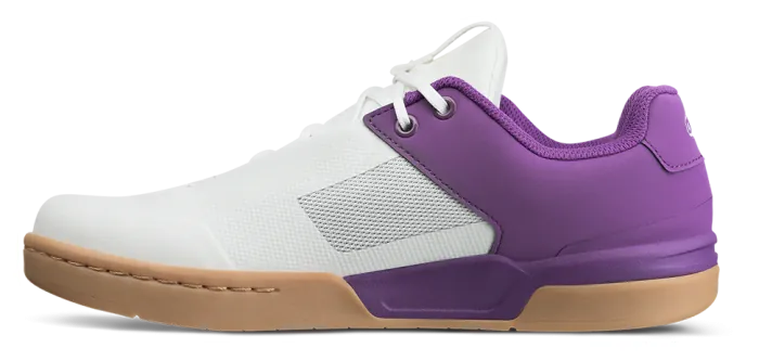 Велообувь CrankBrothers SHOES STAMP LACE WHITE / PURPLE - GUM OUTSOLE - BERNARD KERR 10.5