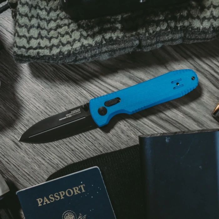 Нож складной SOG Pentagon XR LTE, Blue