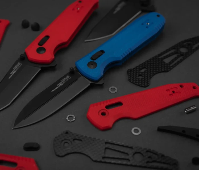 Нож складной SOG Pentagon XR LTE, Blue
