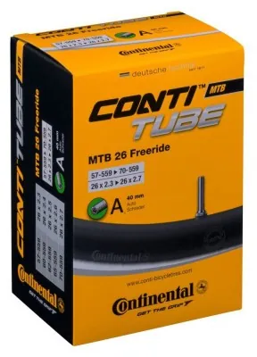 Камера Continental MTB Tube Freeride 26", 57-559->70-559, A40, 300 г
