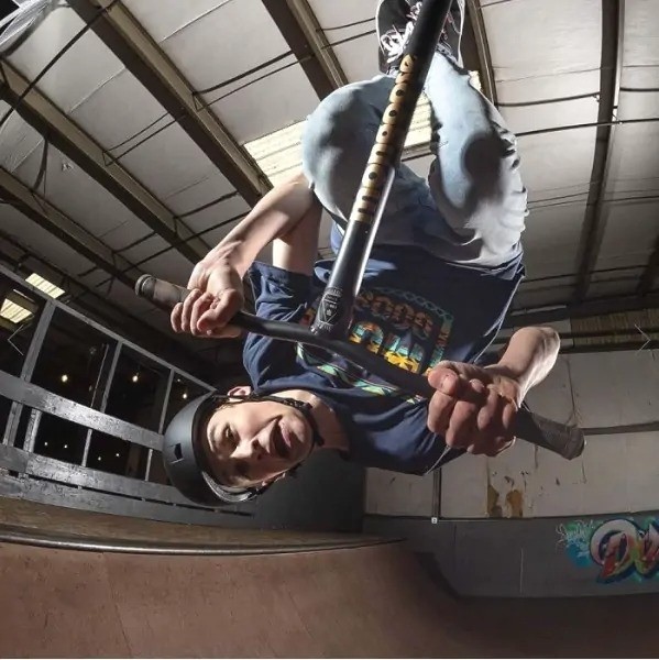 Трюковий самокат Mongoose Rise 110 Expert Freestyle Black, укр, укр