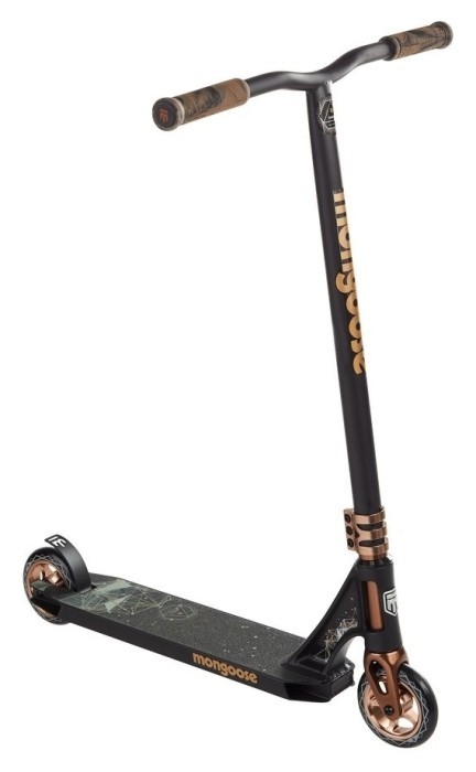 Трюковий самокат Mongoose Rise 110 Expert Freestyle Black, укр, укр