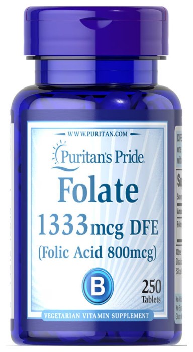 Folate 1333 mcg DFE - 250 tabs