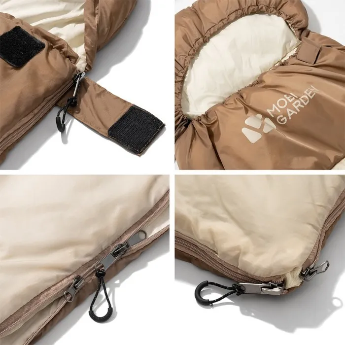 Спальний мішок з капюшоном Mobi Garden XY 1.8 EX19562005 beige