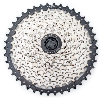 Кассета 11-к SkilFul CS-G610 11-42T с ал. пауком, никелированная