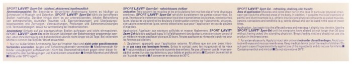 Гель охолоджуючий Sport Lavit Sportgel 100 ml (39602000)