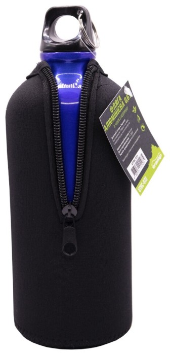Бутылка Tramp в неопреновом чехле blue 0,6л TRC-033