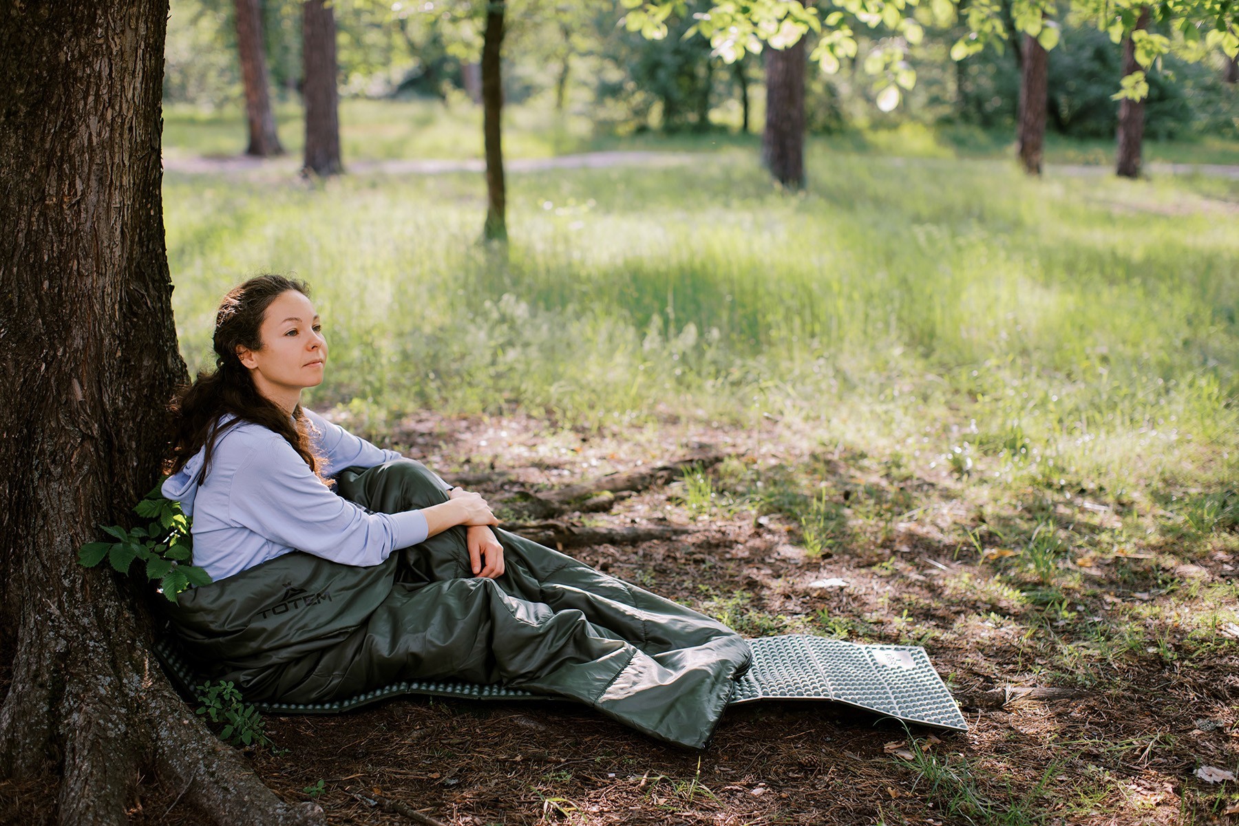 Спальний мішок Totem Ember ковдра лівий olive 190/73 UTTS-003, укр, укр