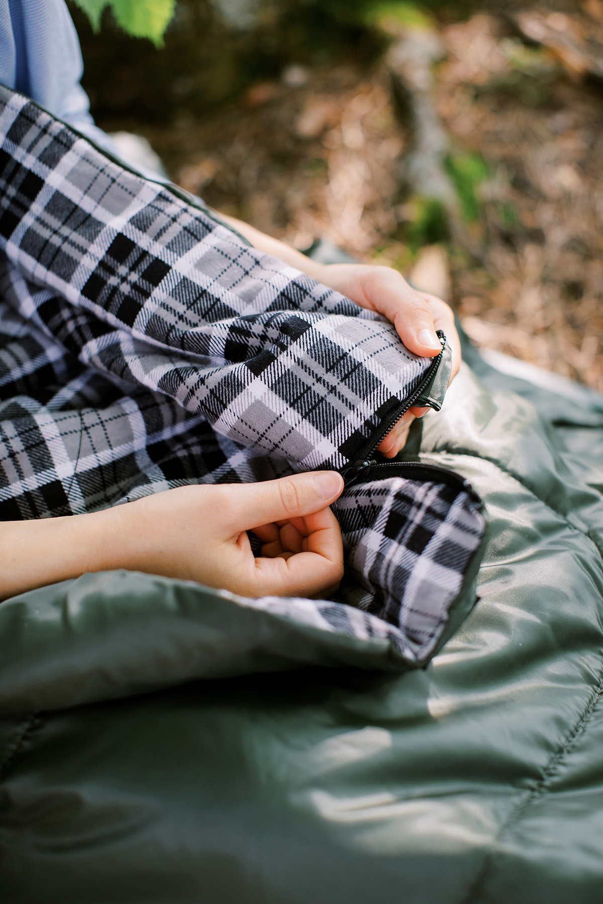 Спальний мішок Totem Ember ковдра лівий olive 190/73 UTTS-003, укр, укр