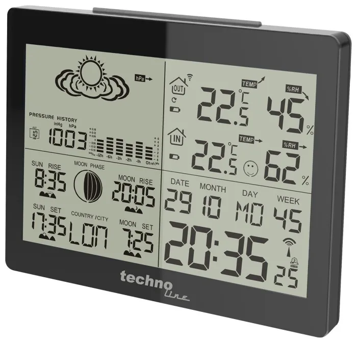 Метеостанция Technoline WS6760 Black (WS6760)