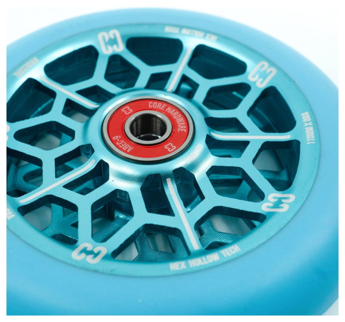 Колесо для трюкового самоката CORE Hex Hollow Pro 110mm - Blue