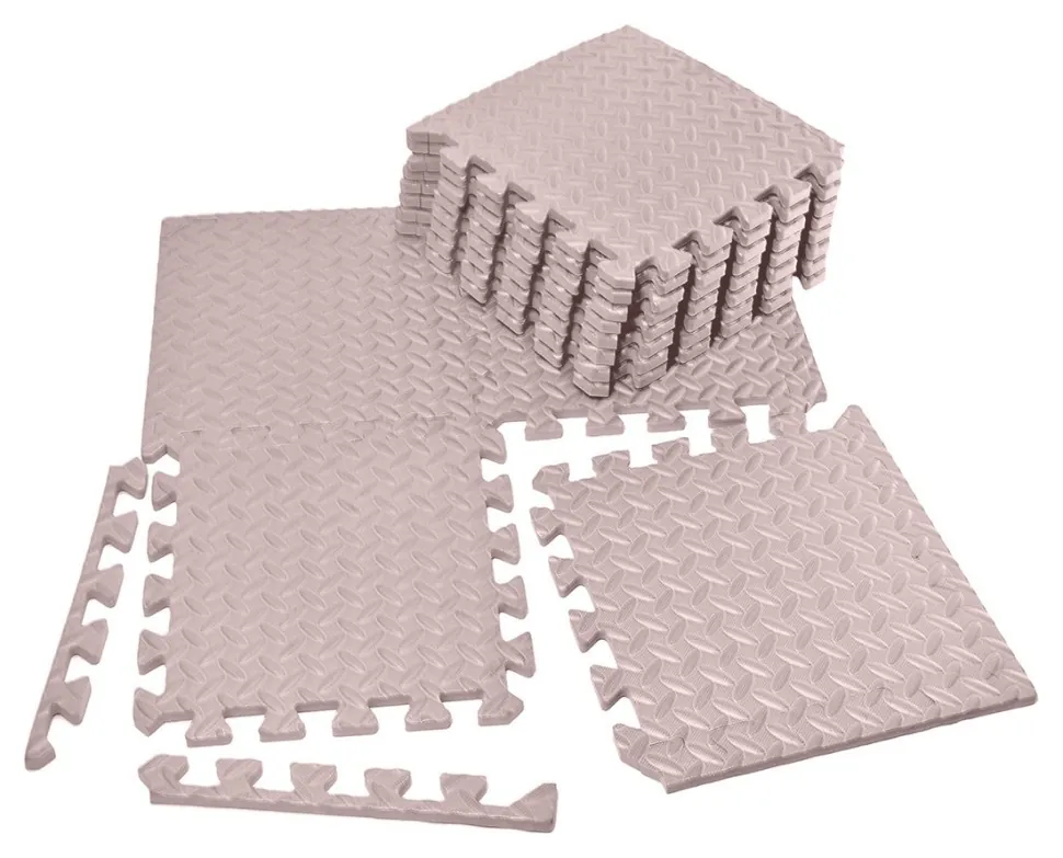 Татамі мат EasyFit 8 шт (30х30х1 см) хвіст ластівки бежевий (EFIT_EF-1950-30-BGE)