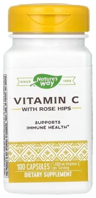 Vitamin C Rose Hips - 100 caps