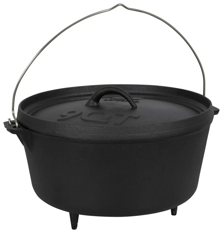 Казан з кришкою Bo-Camp Dutch Oven Cast Iron 31 cm / 7.1 L Black (2122415) (DSM_DAS303291)