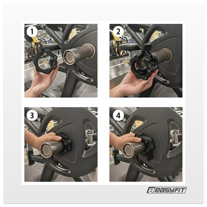 Зажимы для штанги 50 мм EasyFit Lock-Jaw (пара)