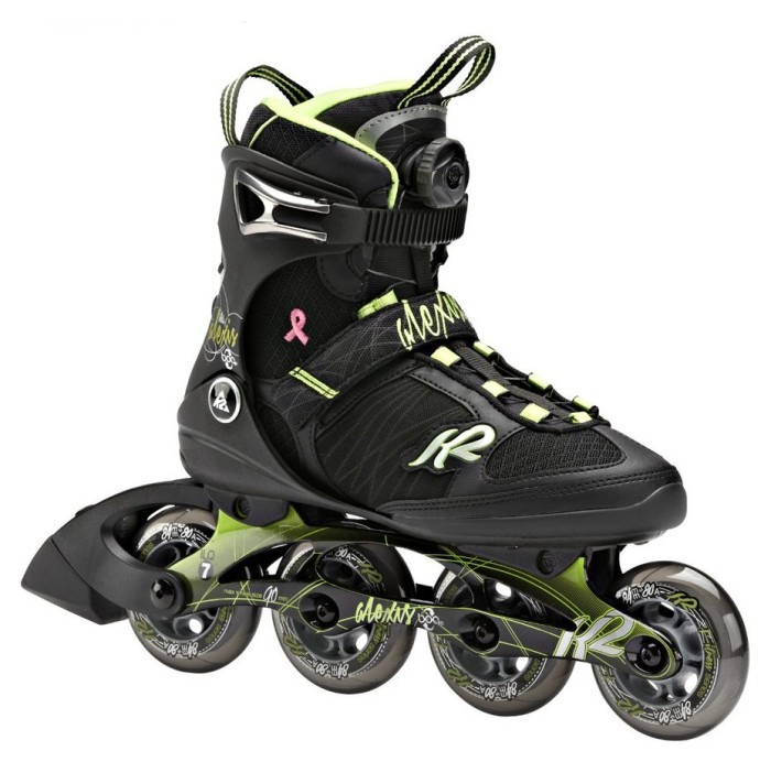 Роликові коньки для дорослих K2 ALEXIS BOA W 40 (9.0US) 260мм Black/lime (3050100) V, укр, укр