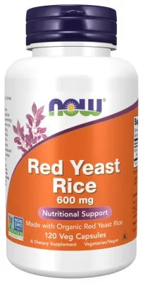 Red Yeast Rice 600mg - 120 vcaps