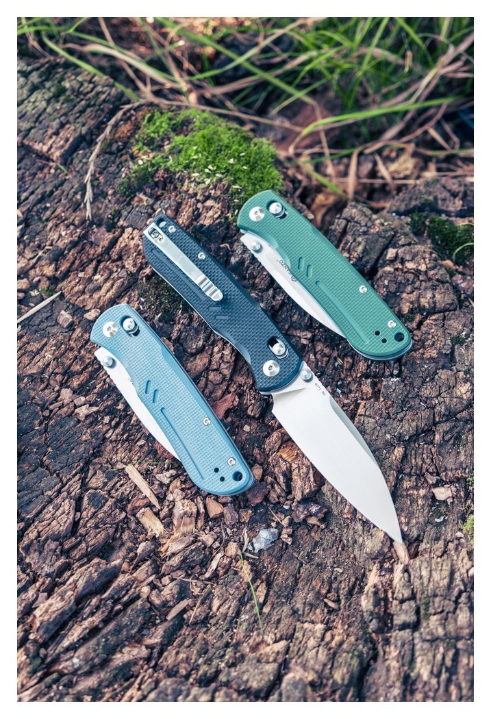 Нож складной Ganzo G771-GB зеленый