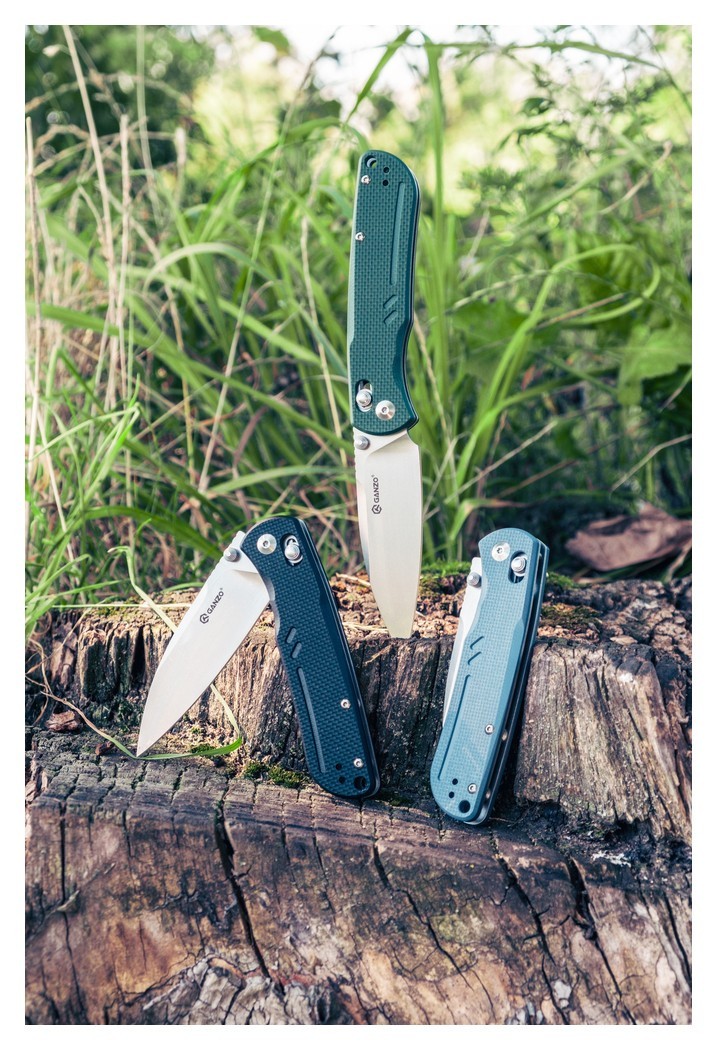 Нож складной Ganzo G771-GB зеленый