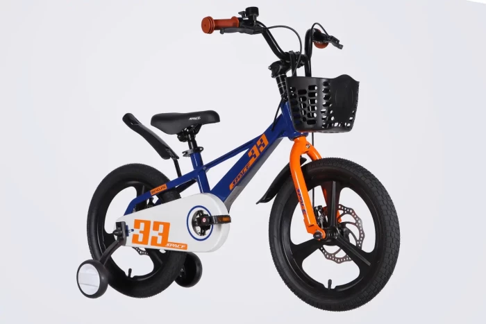 Велосипед MG 16" SPACE KID ORION DD рама-9" синiй з помаранчевим 2026
