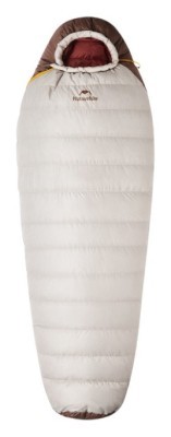 Спальник з натуральним пухом Naturehike Snowbird CNK2550WS014, p-р M, коричневий 400 г